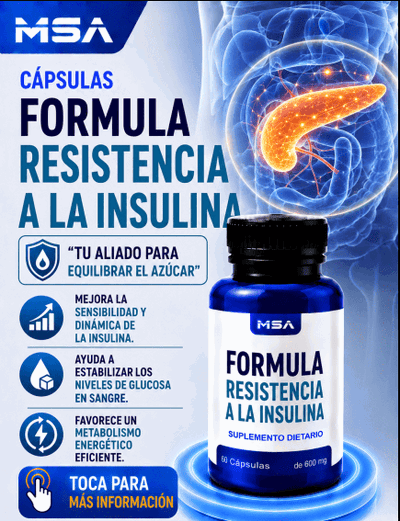 Capsulas Formula Resistencia a la Insulina   