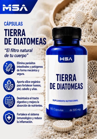 Capsulas TIERRA DE DIATOMEAS
