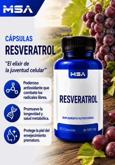 Capsulas Resveratrol 100mg
