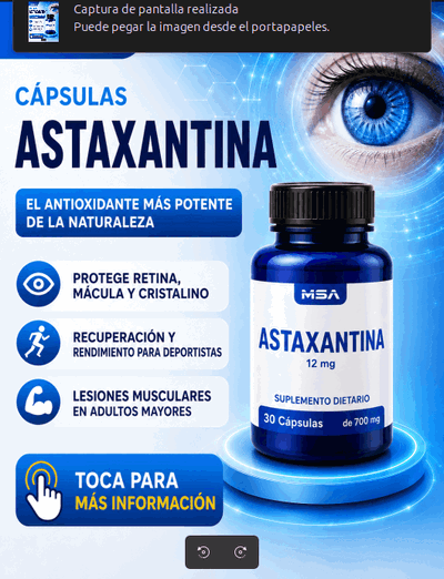 Capsulas Astaxantina x 4mg