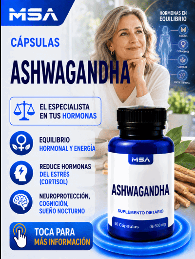 Capsulas ASHWAGANDHA (Linea PROFESIONAL)
