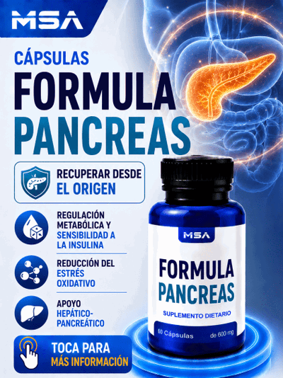 Capsulas formula Pancreas