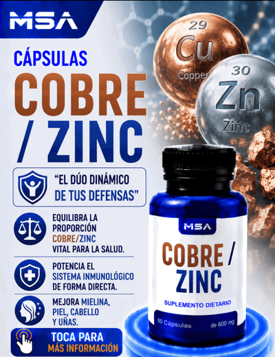 Capsulas Cobre / Zinc