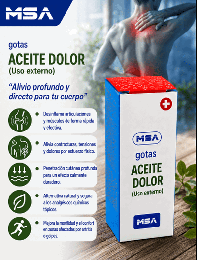 Aceite Dolor uso externo