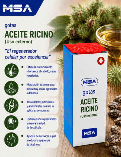 ACEITE RICINO uso externo