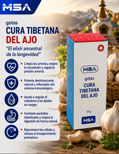 Gotas Cura Tibetana del Ajo