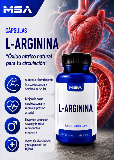 Capsulas ARGININA L 700mg