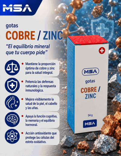 Gotas Cobre / Zinc