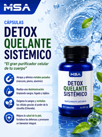 Capsulas  DETOX quelante sistemico