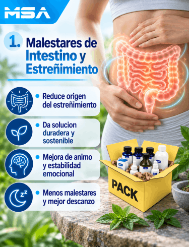 Pack MALESTAR INTESTINO, ESTREÑIMIENTO