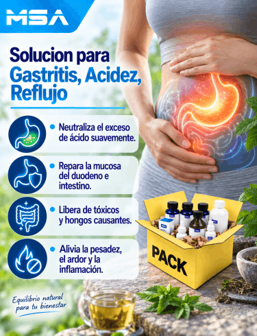 Pack GASTRITIS, ACIDEZ, REFLUJO GASTRICO