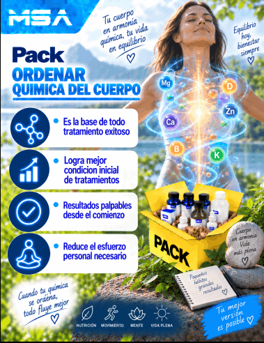 Pack ORDENAR QUIMICA DEL CUERPO 