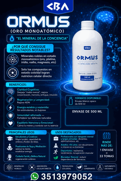 ORMUS CBA