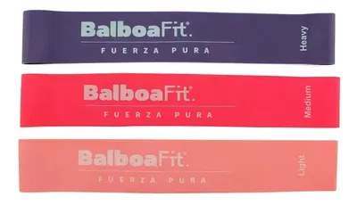 Set Kit Bandas Elasticas Fitness Isometricas Balboafit Yoga