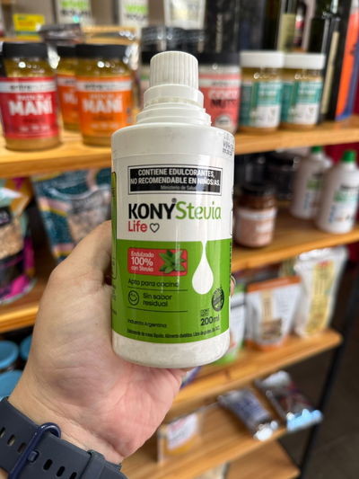 Edulcorante Liquido Stevia Life Sin Tacc Kony 200 Cc