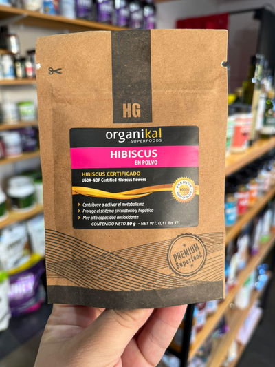 HISBISCUIS POLVO 50gr. ORGANIKAL