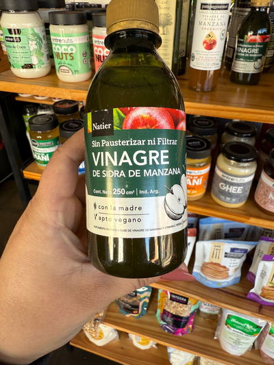 VINAGRE DE MANZANA X 250 ML. NATIER