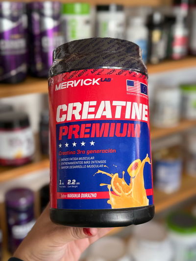 Creatina Premium 1kg Mervick Lab Con Glutamina Y Taurina