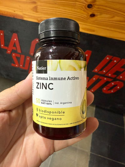 Cápsulas de Zinc puro concentrado