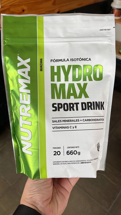 Sport Drink Hydromax presentación 660g  20 dosis