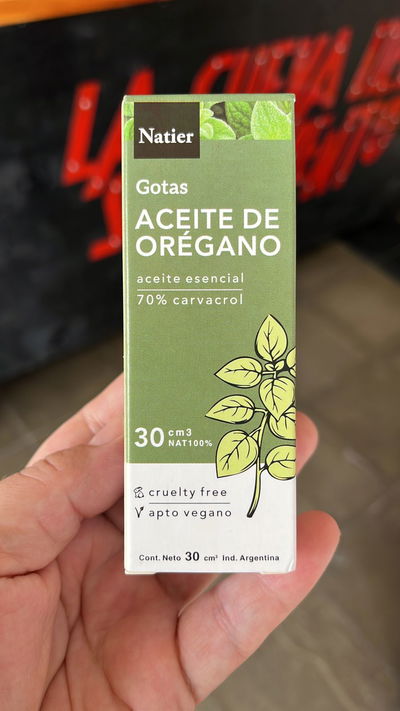 Aceite de Orégano Orgánico 70% Carvacrol