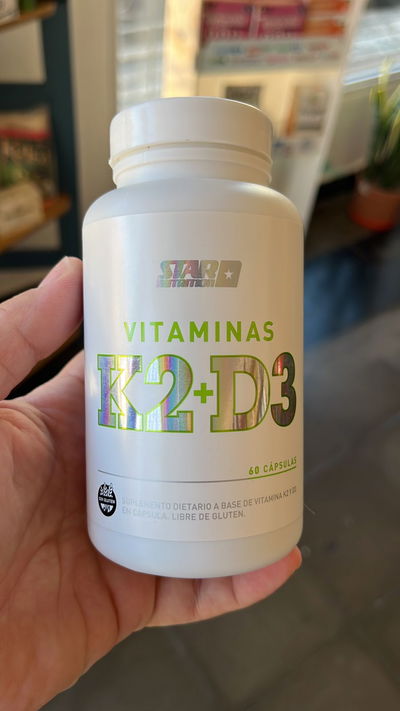 Vitaminas K2+D3 - 60 Cápsulas STAR
