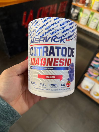 Mervick Citrato De Magnesio Suplemento Sin Sabor 300gr 