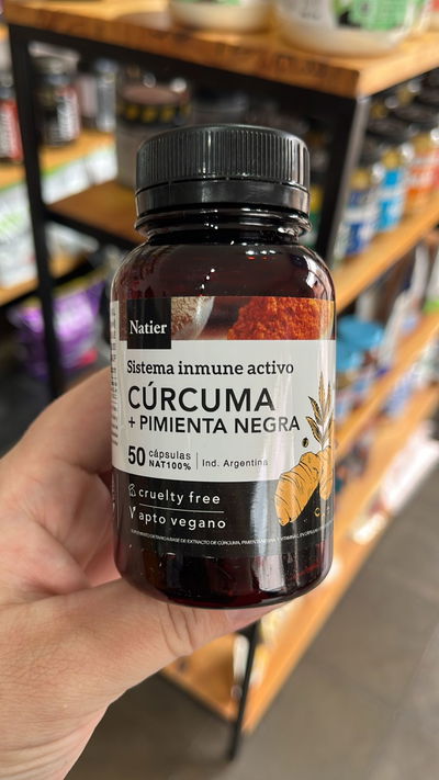 CURCUMA+PIMIENTA NEGRA 50CAPS.