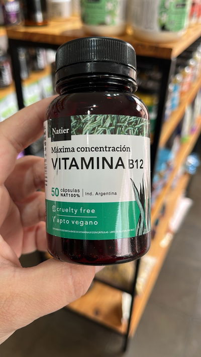 VITAMINA B12 NATIER 50CAPS.