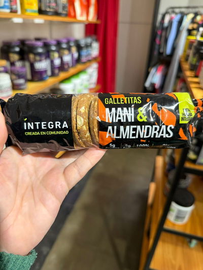 GALLETITAS INTEGRA , HARINA INTEGRAL 5GR PROTEINA 200GR