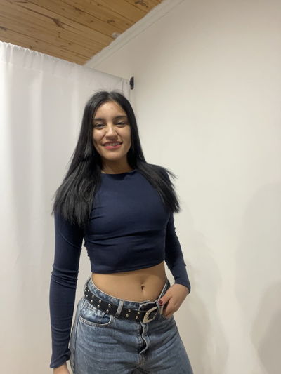 Remera m largas azul corta