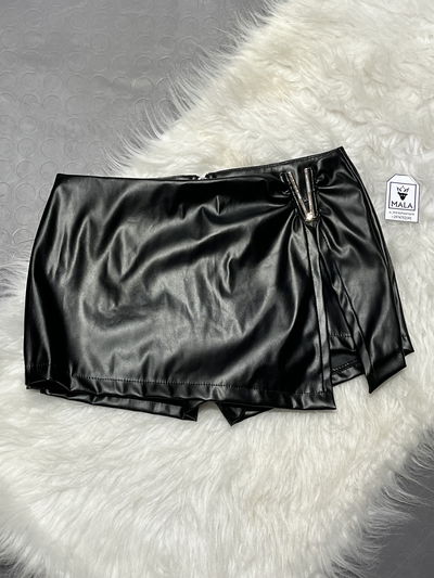 Short pollera metal talle 3