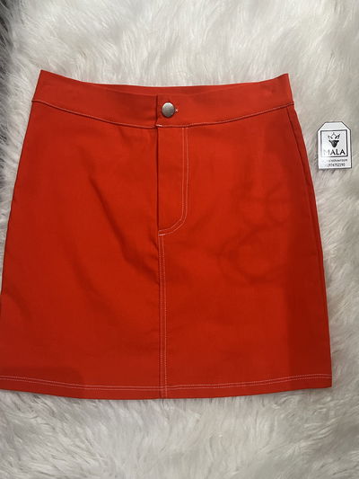 Pollera roja talle unicornio 