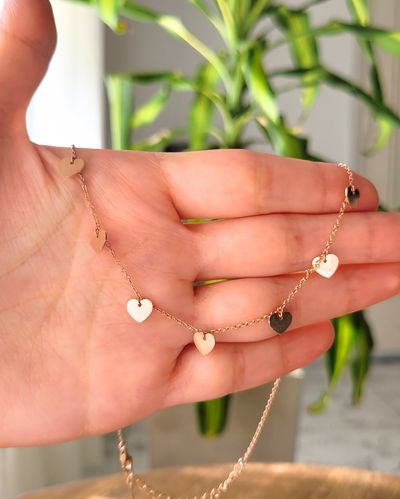 Choker Corazones PR