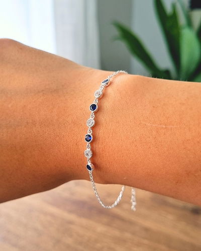 Pulsera Susano Azul y Blanco PL