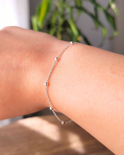 Pulsera Rolo y Bolitas PL