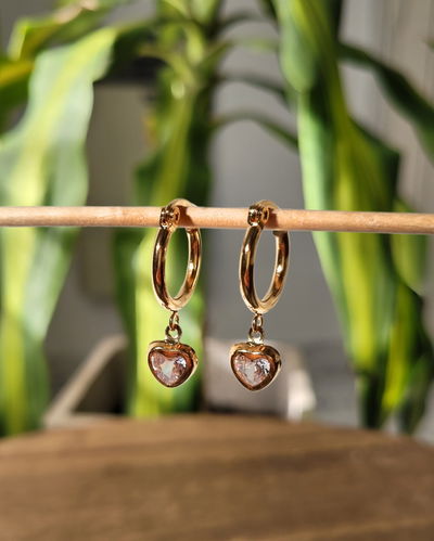 Argollas Corazón Blanco AD