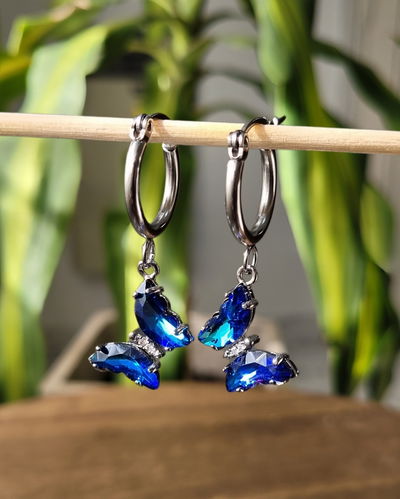 Argollas Flora Azul AB