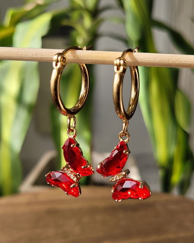 Argollas Flora Roja AD