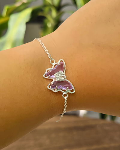 Pulsera Flora Lila AB