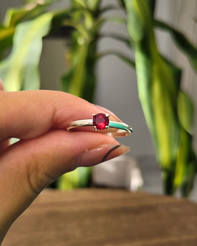 Anillo Genova Rojo PL
