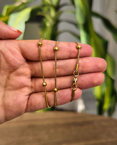 Cadena Veneciana y Bolitas AD