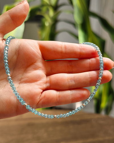 Choker Cristales Aqua PL