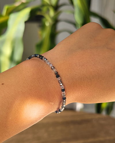 Pulsera Cristales Black PL