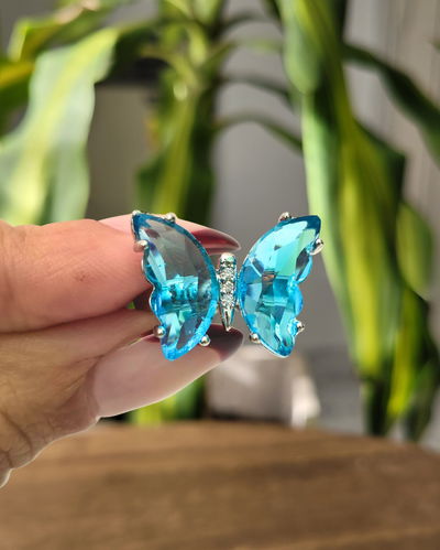 Anillo Flora Celeste AQ