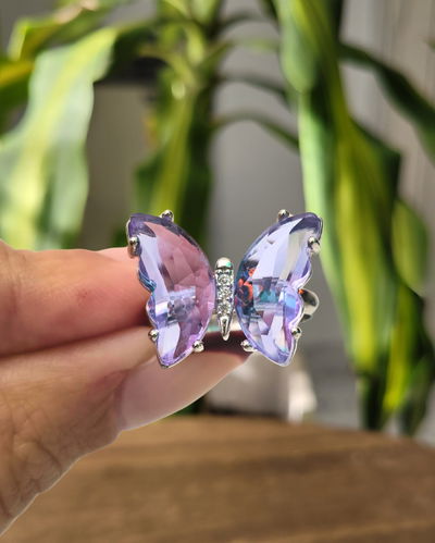 Anillo Flora Lila AQ