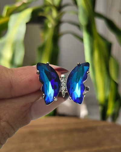 Anillo Flora Azul AQ