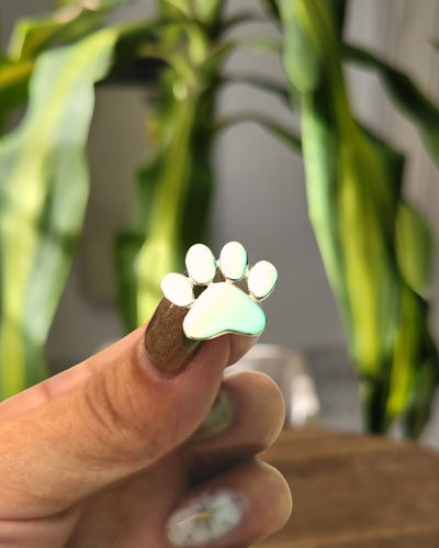 Dije Huellita Grabado + Cadena PL