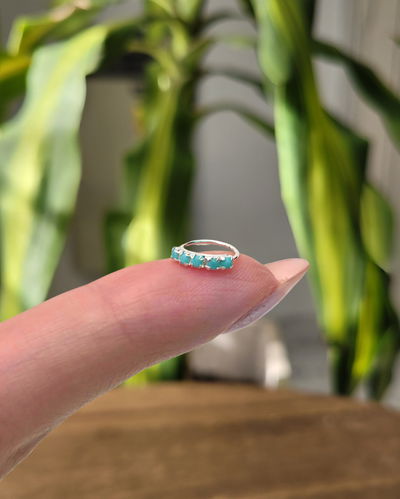 Piercing Strass Turquesa PL