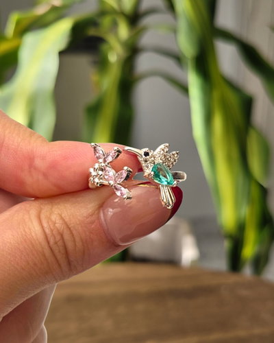 Anillo Colibrí Regulable AB